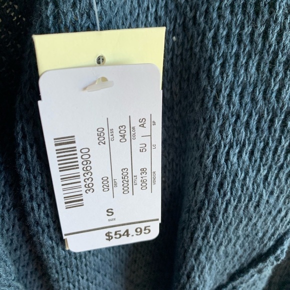 NWT Christopher & Banks Lagen grandma core open knit Sweater cardigan Small - Picture 7 of 8